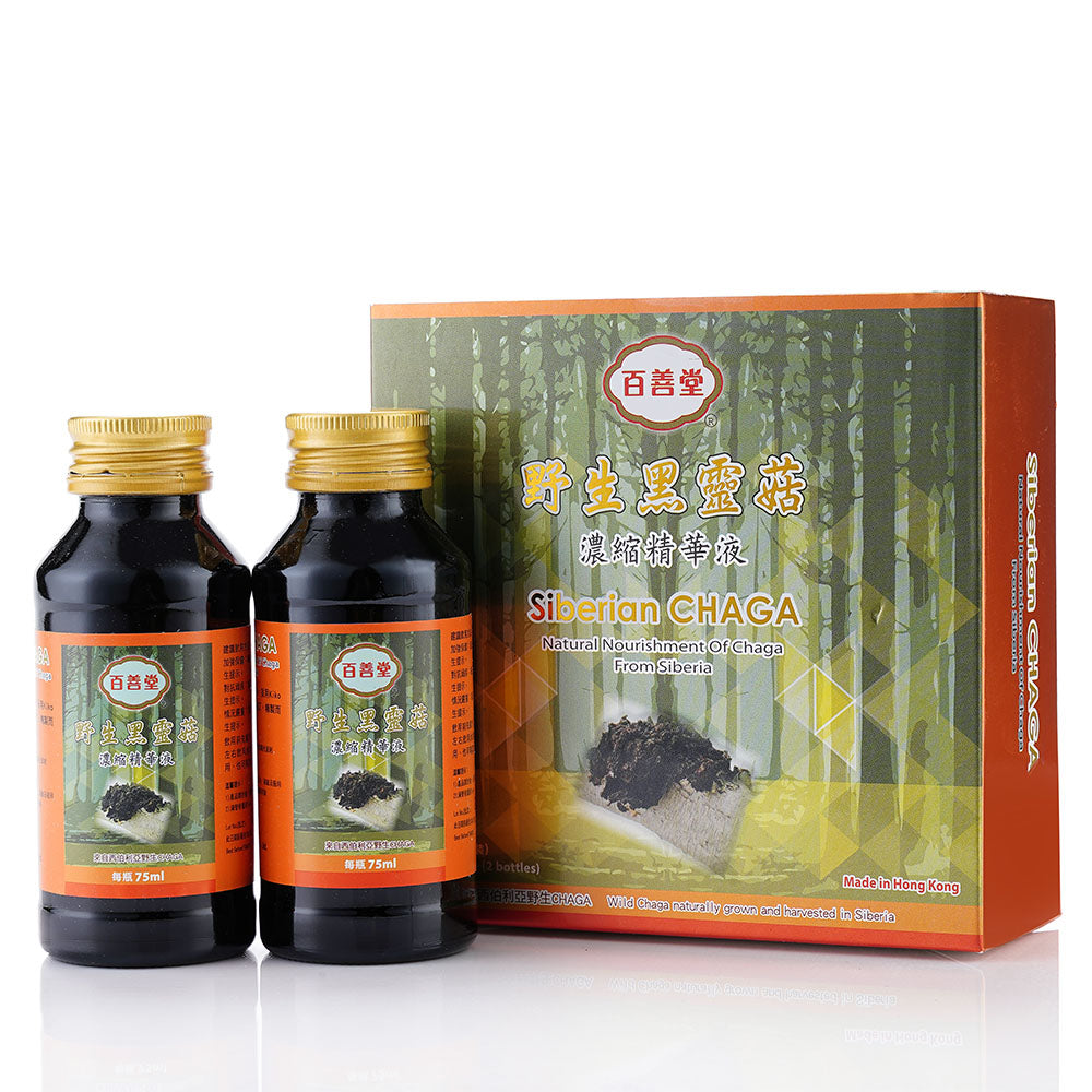 百善堂 野生黑靈菇濃縮精華液 (2瓶)