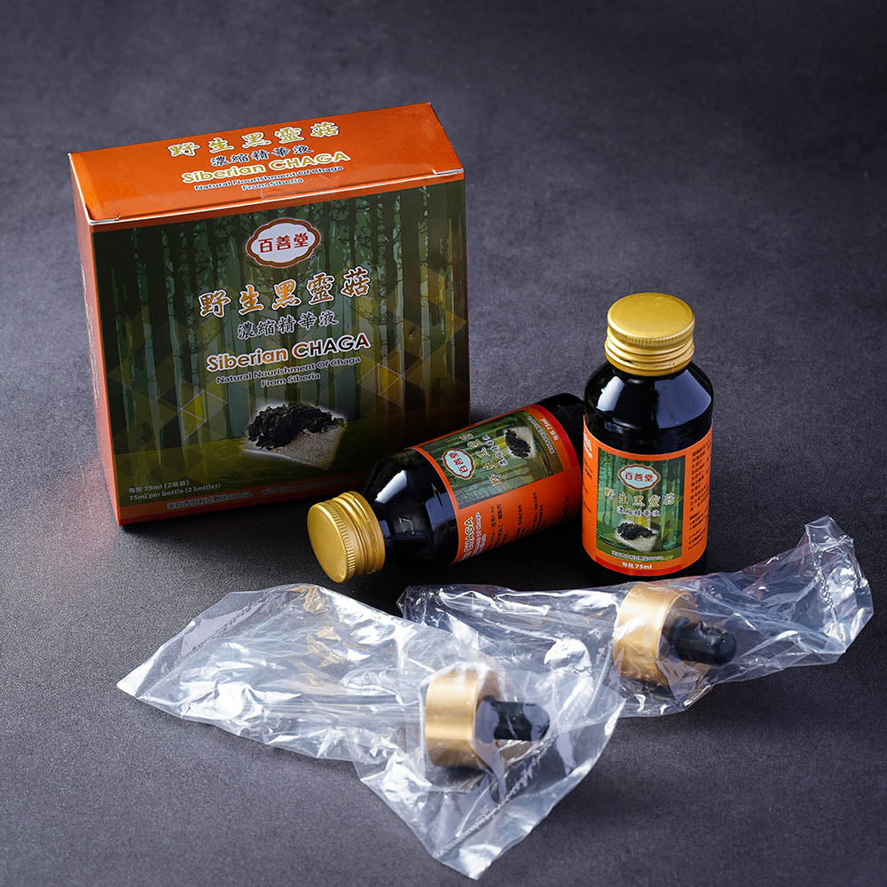 百善堂 野生黑靈菇濃縮精華液 (2瓶)